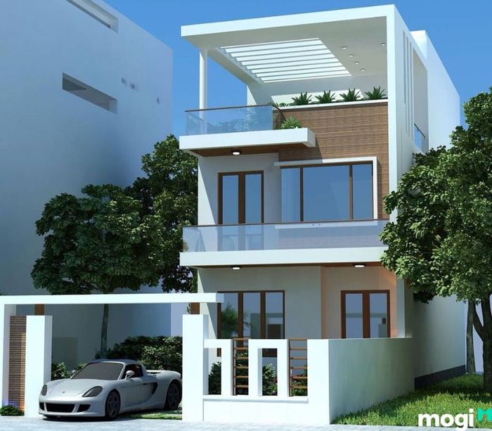 Nhà Ống 2 Tầng Với Thiết Kế 4 Phòng Ngủ Tiện Lợi