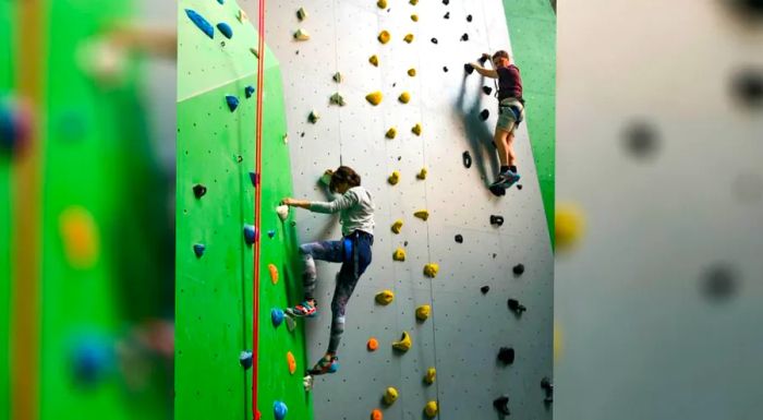 Clymb boasts the world’s tallest indoor climbing wall.