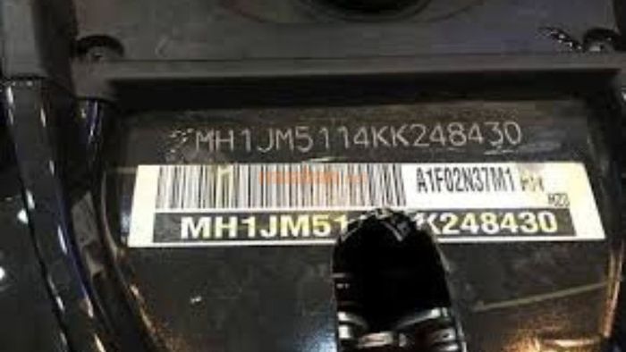 Hướng dẫn xem năm sản xuất xe Honda Future qua số khung xe