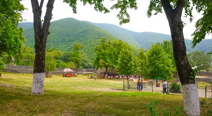 Sheki, a scenic mountain retreat in northern Azerbaijan, offers a tranquil escape from the hustle of city life.