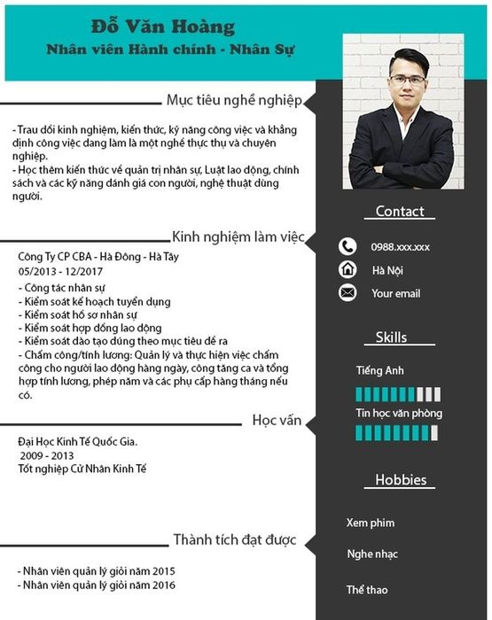 CV hành chính nhân sự: Các mẫu cơ bản bạn có thể tham khảo