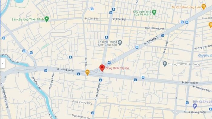 Vòng xoay Cây Gõ hiện nay nằm ở đâu?