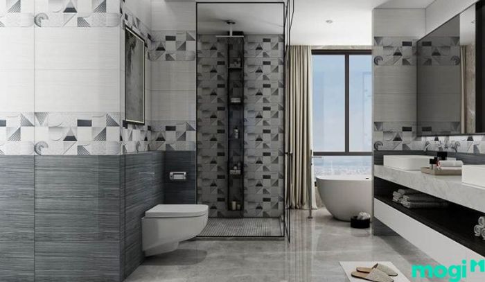 Việc phối màu gạch nhà vệ sinh là vô cùng quan trọng