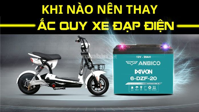 Khi nào nên thay bình ắc quy cho xe đạp điện?
