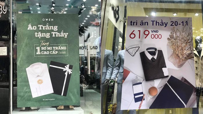 Mẫu content khuyến mãi 20/11 cho cửa hàng thời trang