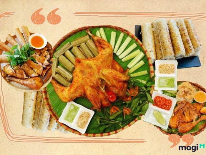 Gà nướng bọc đất