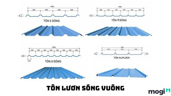 Tôn lượn sóng vuông – Tại sao lại có dạng sóng vuông trên các tấm tôn lợp?