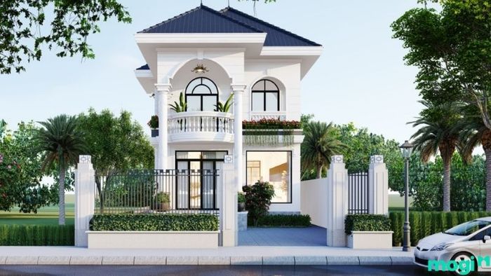 Thiết kế nhà mái Nhật 2 tầng với phong cách tối giản (1)