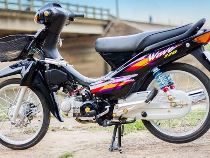 Độ xe Wave 50cc theo phong cách thể thao