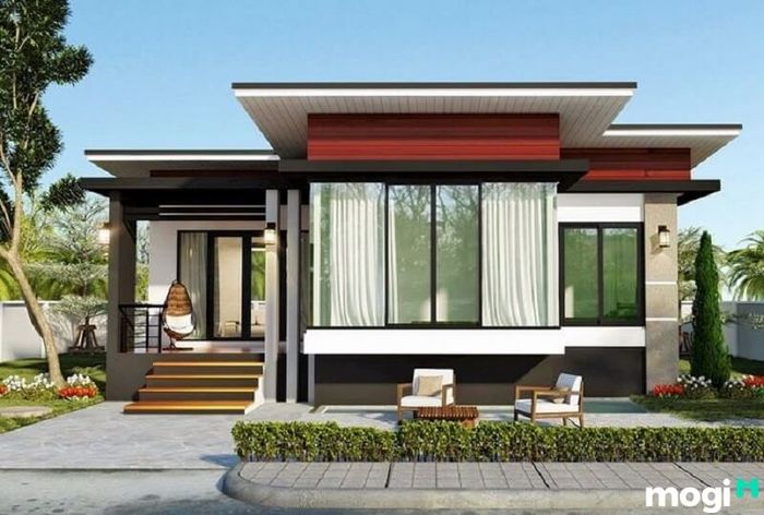 Nhà mái bằng 1 tầng diện tích 80m2