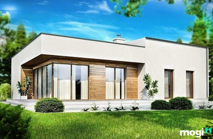 Chi phí xây dựng nhà mái bằng 1 tầng tương đối thấp.