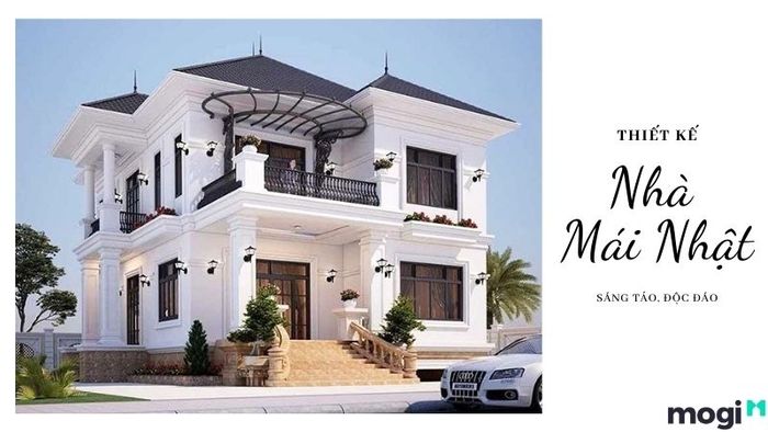 Kiểu dáng nhà mái Nhật 2 tầng độc đáo, thu hút mọi ánh nhìn