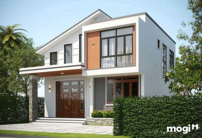 Xây dựng nhà cấp 4 mái lệch với chi phí khoảng 150 triệu, mang lại không gian sống đơn giản nhưng đầy đủ tiện nghi.