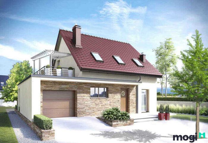 Mái lệch cao theo phong cách châu Âu, mang đến vẻ đẹp hiện đại, sang trọng và khác biệt, là lựa chọn hoàn hảo cho những ai yêu thích sự phá cách.