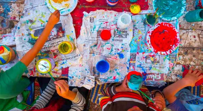 In Tunis Village, locals craft beautiful pottery and handmade goods, which are proudly displayed throughout the area.