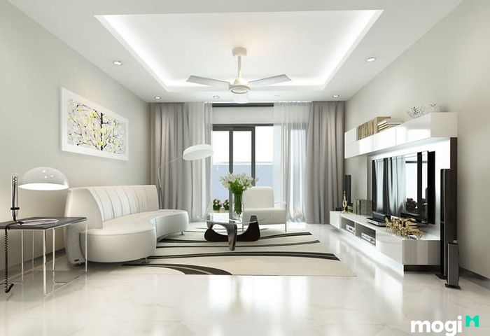 Gợi ý cách trang trí phòng khách nhà vuông đẹp mắt