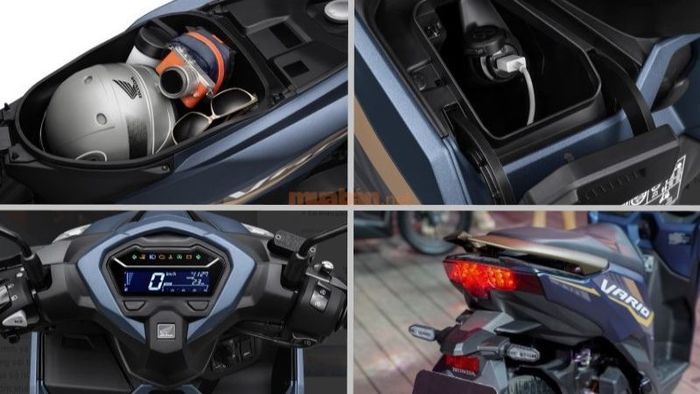 Honda Vario 125 2024 được trang bị nhiều tiện ích nổi bật, mang đến sự tiện lợi và trải nghiệm tuyệt vời cho người sử dụng.