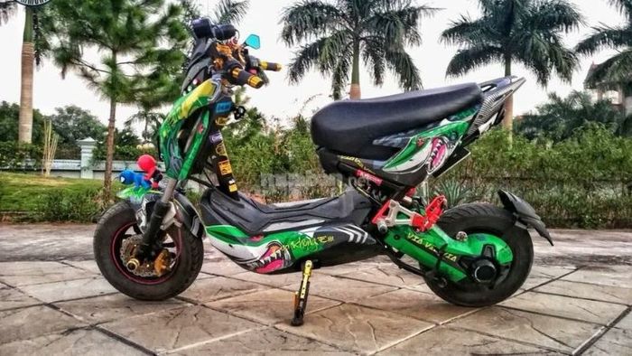 Hình ảnh xe điện độ độc đáo và ấn tượng