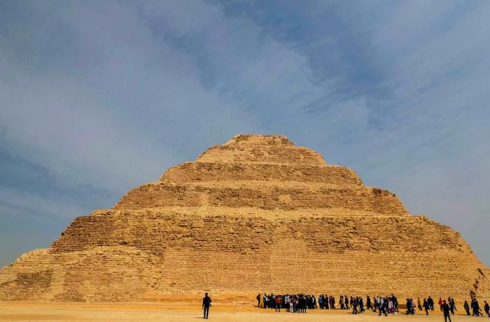 This 4,700-year-old monument is located just south of Cairo, in the ancient city of Memphis, a UNESCO World Heritage site.