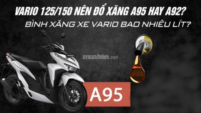 Dung tích bình xăng của Vario 125 là bao nhiêu lít?