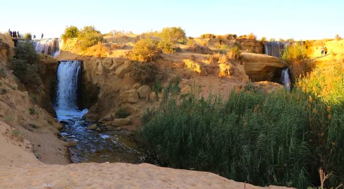 The Wadi El Rayan Waterfalls are considered the largest in Egypt.