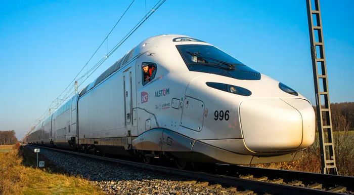 The new TGV-M trains are currently undergoing their testing phase.