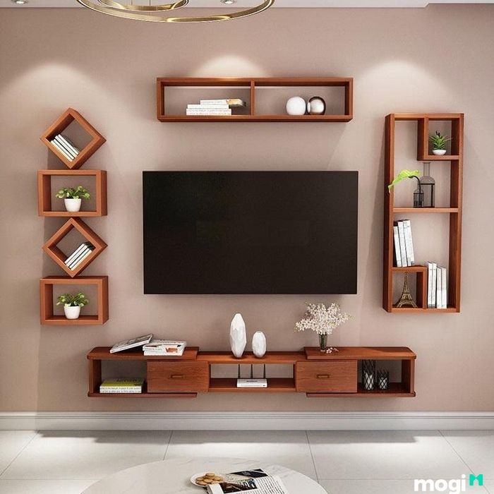 Gợi ý trang trí phòng khách nhà vuông độc đáo