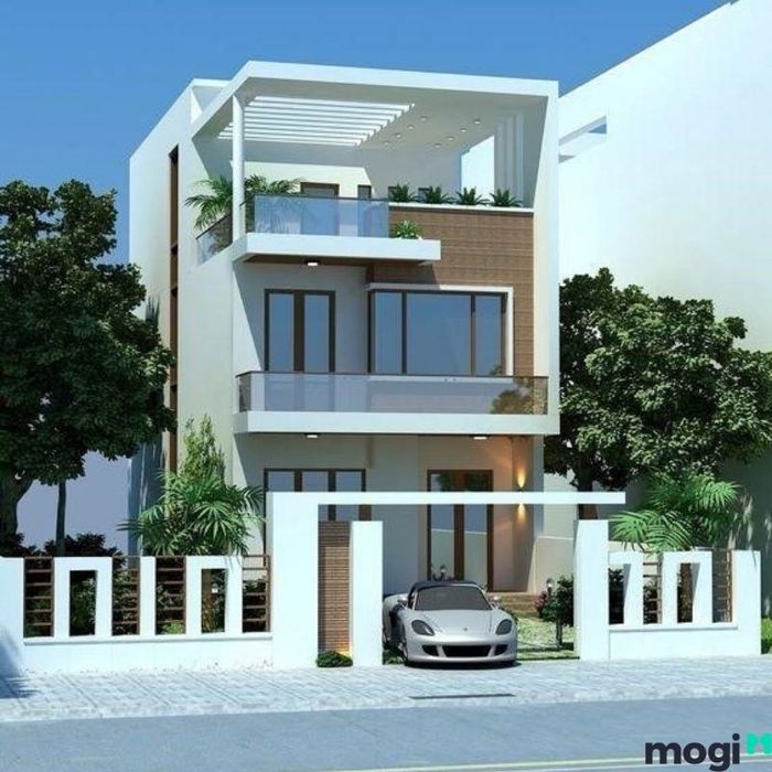 Nhà ống 2 tầng với thiết kế hiện đại, tinh tế