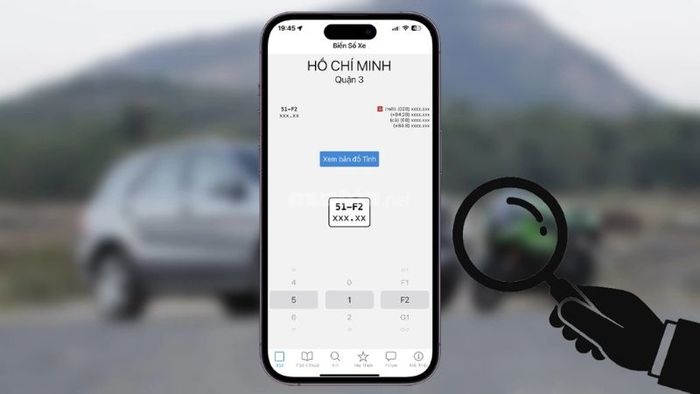 Cách kiểm tra gốc xe máy qua các ứng dụng điện thoại trực tuyến