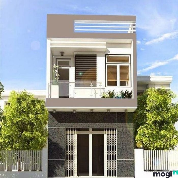 Mẫu nhà 2 tầng với ngân sách 300 triệu, thiết kế kiểu nhà ống