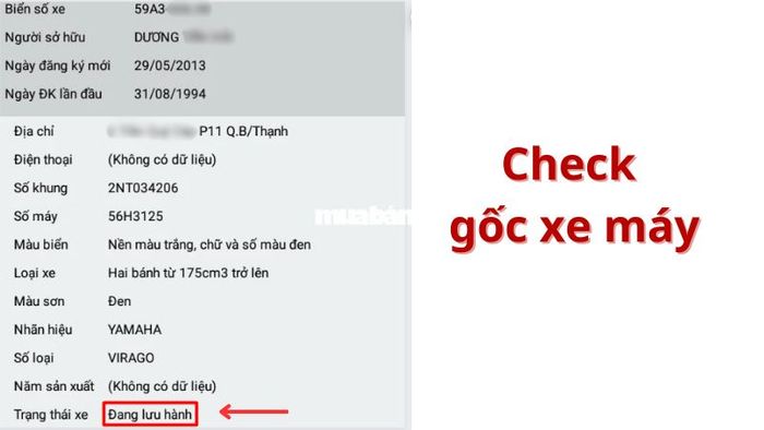 Phương pháp kiểm tra nguồn gốc xe máy nhanh chóng và chính xác