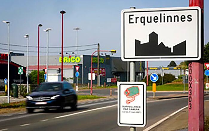 The town of Erquelinnes in Belgium is at the heart of a border mix-up with France.