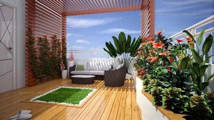 Thiết kế sân thượng lý tưởng để tập thể dục, giúp bạn thư giãn và nâng cao sức khỏe ngay tại nhà