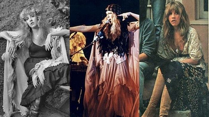 Không khó để bắt gặp Stevie Nicks xuất hiện trong những trang phục mang đậm phong cách Bohemian – Nguồn: Internet