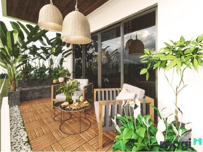 Thiết kế ban công cần phải chú trọng đến yếu tố thẩm mỹ.