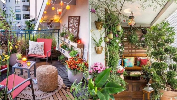 Sân thượng với phong cách Bohemian vô cùng cuốn hút