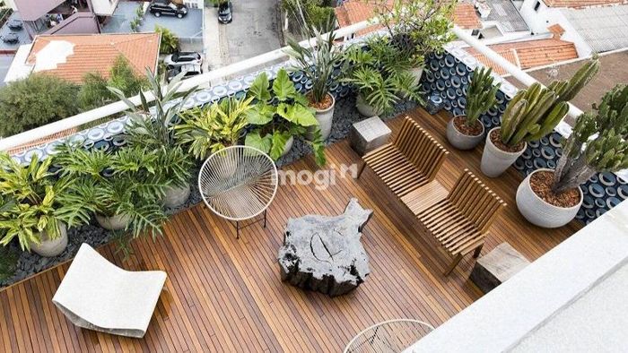 Phong cách sân thượng hiện đại phù hợp với các bạn trẻ năng động