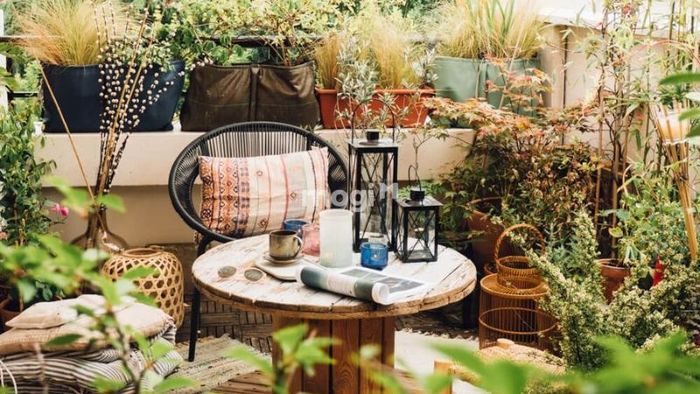 Sân thượng đẹp theo phong cách Vintage đầy hoài niệm
