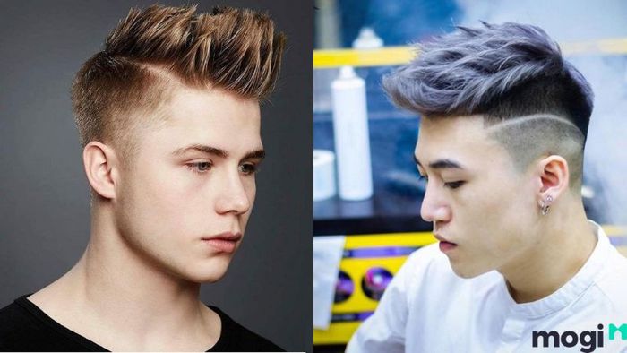 Kiểu tóc nam cho mặt tròn béo