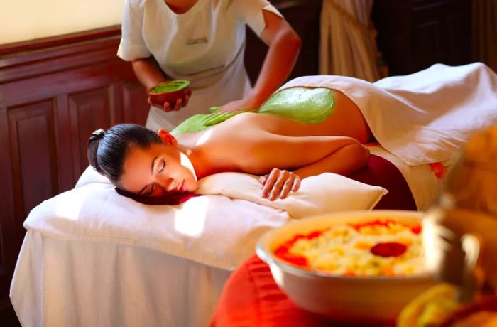 Ananda's spa offers a wide range of over 80 rejuvenating body and beauty treatments.