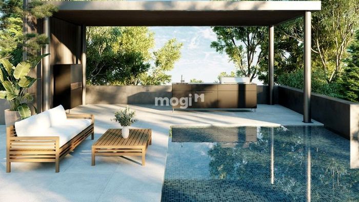 Thiết kế sân thượng với hồ bơi tuyệt đẹp