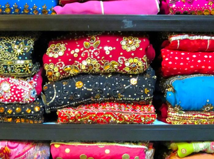 The top sari stores in Mumbai.