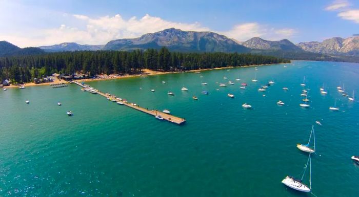 Camp Richardson is located on the shores of South Lake Tahoe.