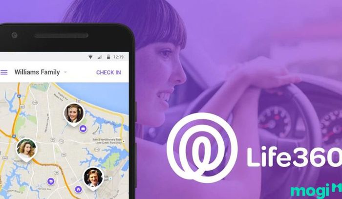 Life 360 sử dụng GPS để xác định vị trí số điện thoại trên bản đồ, mang lại sự an toàn cho các thành viên trong gia đình.