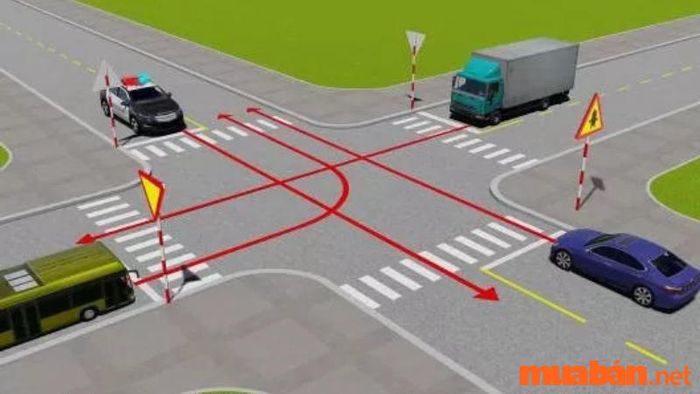 Các câu hỏi về xử lý tình huống khi tham gia giao thông