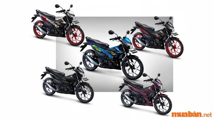 5 gam màu của chiếc Suzuki Satria F150