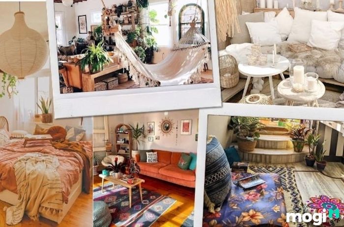 Không gian homestay thu hút sự chú ý với những gam màu sặc sỡ, tràn đầy sức sống.