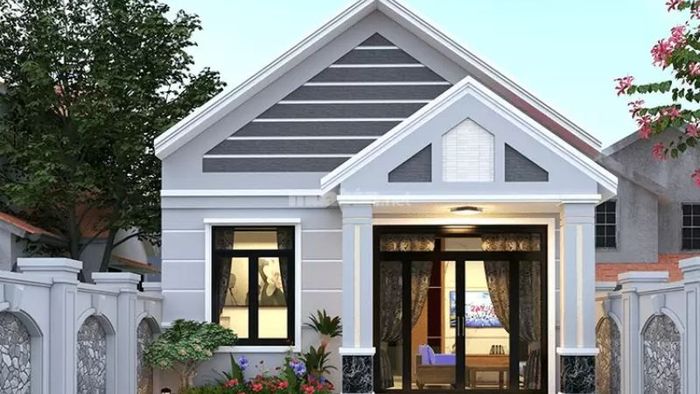 Nhà cấp 4 nông thôn 3 phòng ngủ