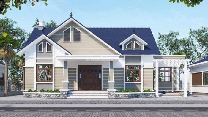 Nhà cấp 4 nông thôn 3 phòng ngủ