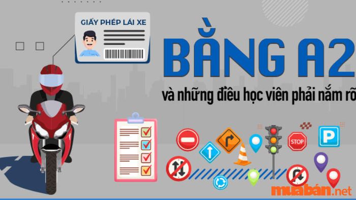 Bằng A2 có thể điều khiển xe nào? Các yêu cầu và quy trình thi để có được bằng A2